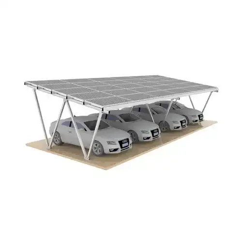 Hliníková vodotěsná montáž na solární carport typu W