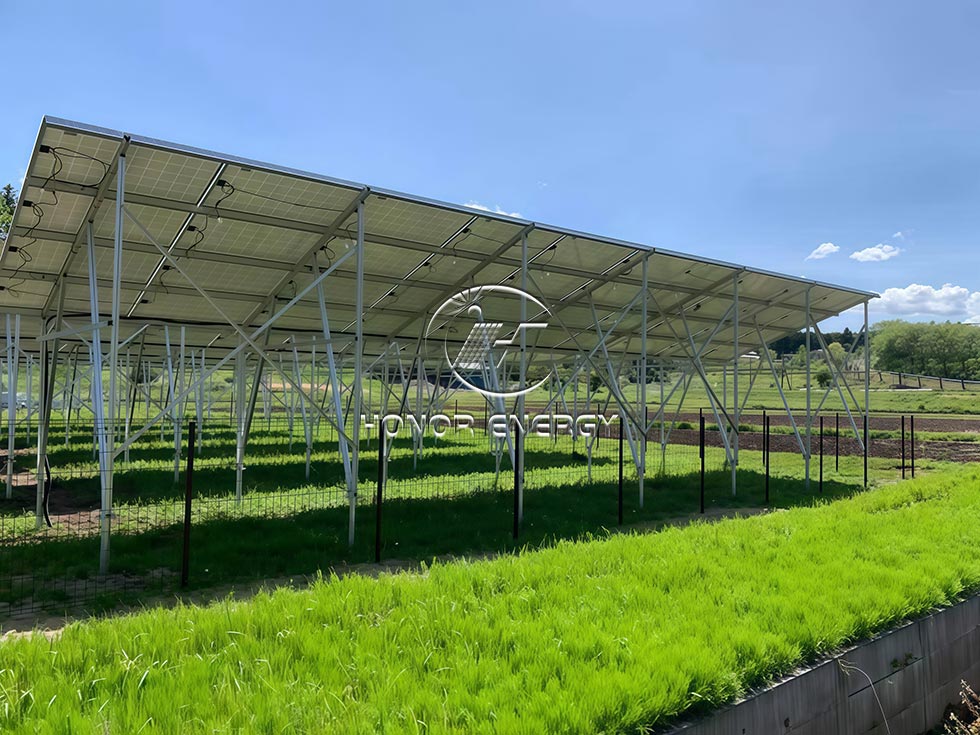 Multiple Row Type Solar Farmland Mount