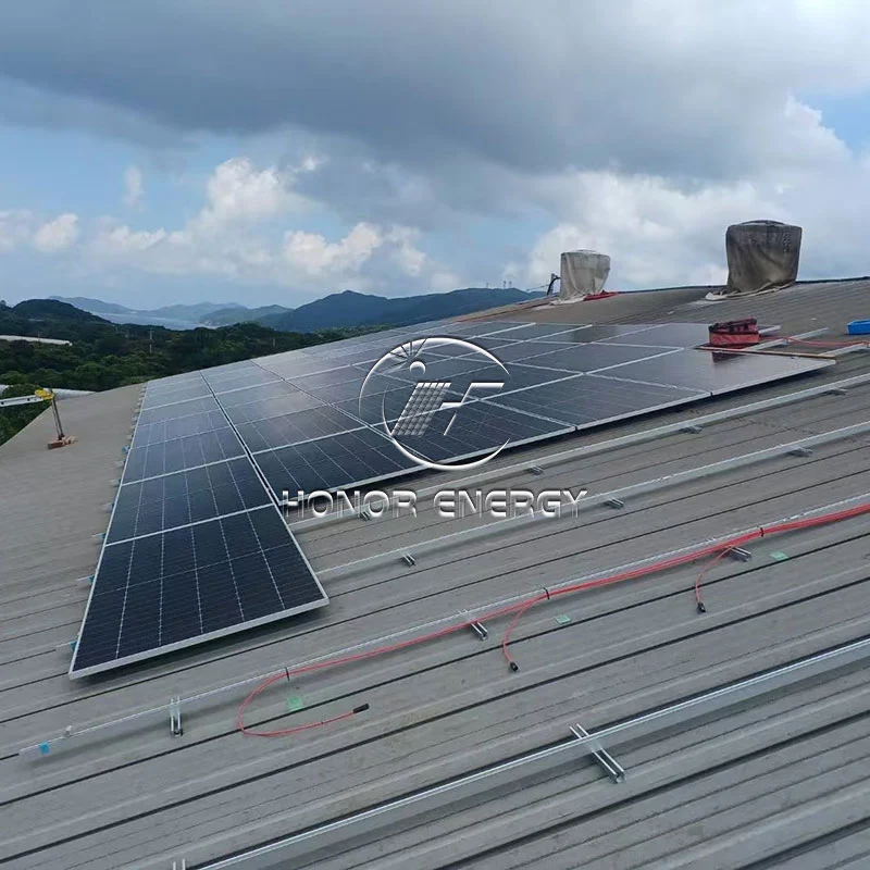 Solar roof mounting