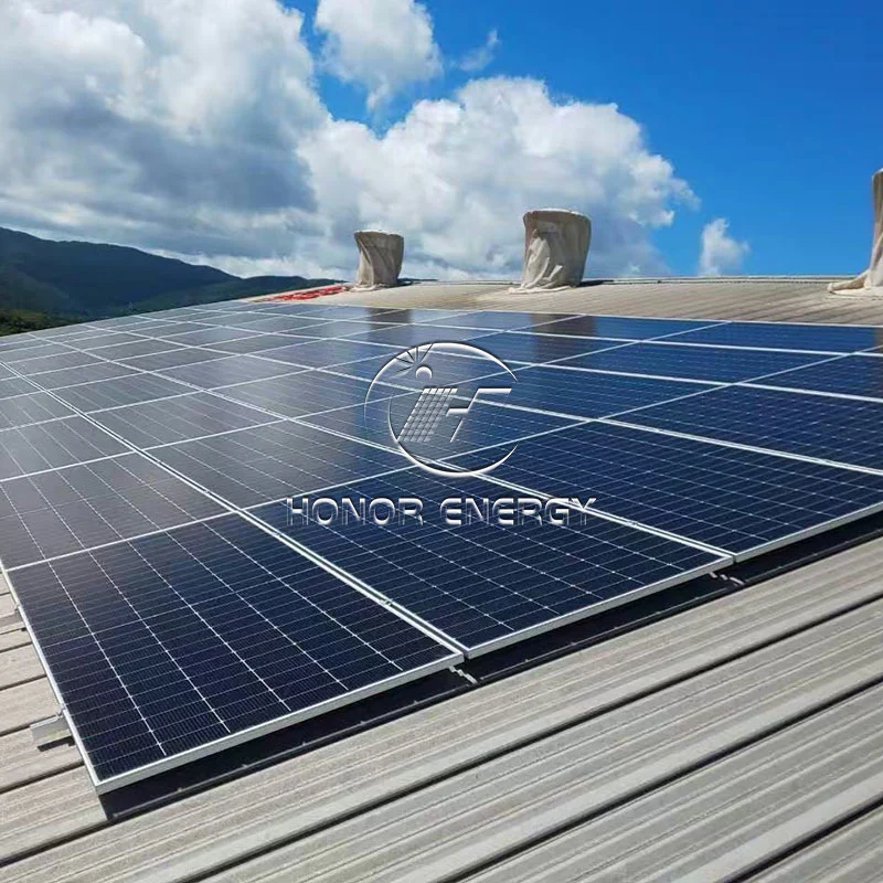 Solar roof mounting